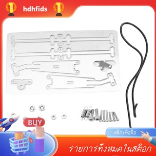 ที่ปัดน้ําฝนกระจกหน้า โลหะ สําหรับรถไต่หินบังคับ 1/10 AXIAL SCX10 JEEP Cherokee TRAXXAS TRX4 Defender Bronco G500 MST KM2