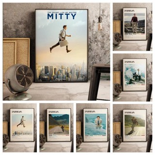 โปสเตอร์ภาพวาดผ้าใบ The Secret Life of Walter Mitty สําหรับตกแต่งผนังบ้าน