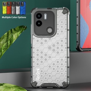 เคสโทรศัพท์มือถือ ซิลิโคนใส กันกระแทก ลายรังผึ้ง หรูหรา สําหรับ Xiaomi Redmi A2 A1 A2+ A1+ 2023 A2Plus A1Plus