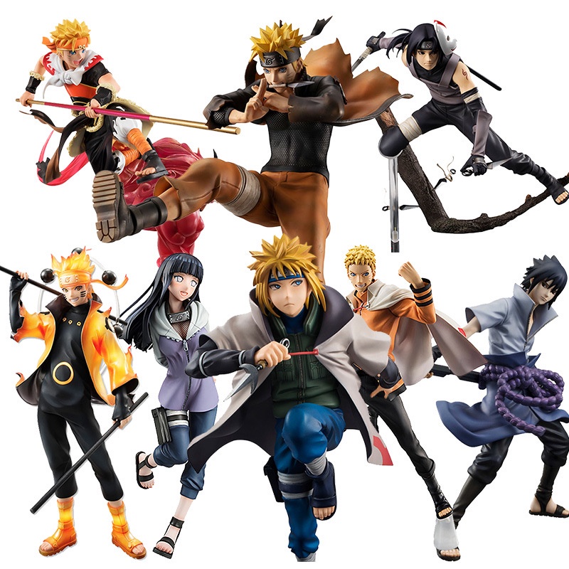 โมเดลฟิกเกอร์ อนิเมะนารูโตะ Shf S.H.Figurats Uzumaki Sasuke Madara Uchiha Sakura Haruno Kakashi Hatake ของขวัญ ของเล่นสําหรับเด็ก