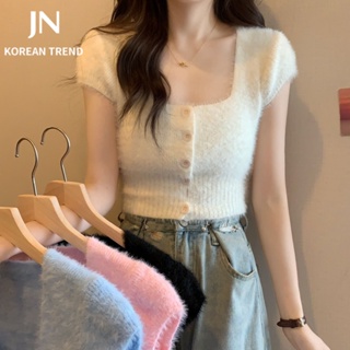 JN Studio  Áo Len áo khoác cardigan áo cardigan Thời trang hàn quốc  คุณภาพสูง สไตล์เกาหลี Korean Style Comfortable A91K0D5 36Z230909