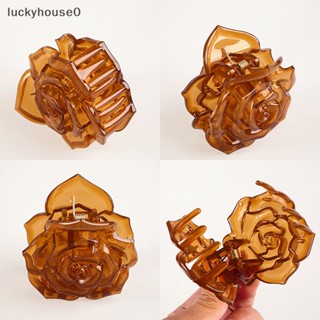 Luckyhouse0^^ กิ๊บติดผม รูปปู ดอกกุหลาบ สีพื้น แฟชั่นสําหรับผู้หญิง