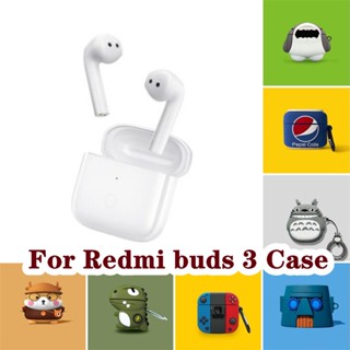 【คุณภาพสูง】เคสหูฟัง แบบนิ่ม ลายการ์ตูนเป็ด สําหรับ Redmi buds 3 Redmi buds 3