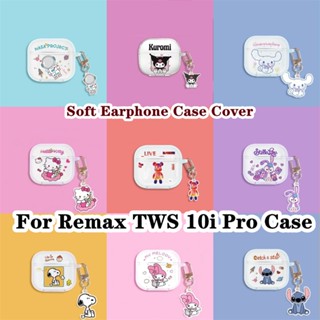 พร้อมส่ง! เคสใส แบบนิ่ม ลายการ์ตูน สําหรับ Remax TWS 10i Pro Remax TWS 10i Pro