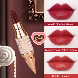 CYREAL CYREAL Yzs Queen S Scepter Lip Makeup 3in1 3สีลิปสติกกันน้ำ Delicate Soft