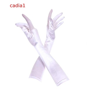 Cadia* ถุงมือโพลีเอสเตอร์ ผูกโบว์ สไตล์สตรีท สําหรับผู้หญิง