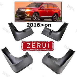 Zr บังโคลนรถยนต์ อุปกรณ์เสริม สําหรับ Mitsubishi Outlander 2015-2018 4 ชิ้น