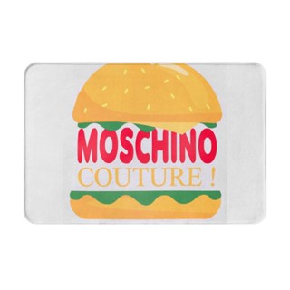 Moschino (1) พรมเช็ดเท้า ผ้าสักหลาด กันลื่น ดูดซับน้ํา แห้งเร็ว สําหรับห้องน้ํา 16x24 นิ้ว พร้อมส่ง