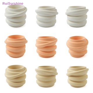 Ruisurshine แม่พิมพ์ซิลิโคนเรซิ่น รูปแจกันดอกไม้ ทรงกลม สําหรับตกแต่งบ้าน DIY