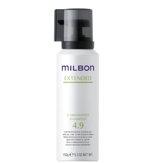 แชมพูไมโครคาร์บอเนต pH 4.9 Milbon Extended Carbonated Shampoo
