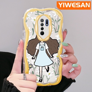 เคสโทรศัพท์มือถือแบบนิ่ม ใส ลายดอกไม้ เด็กผู้หญิง สีครีม หลากสี สําหรับ Xiaomi Redmi 10 Prime 10C 9 Prime 12C POCO C55 POCO M2