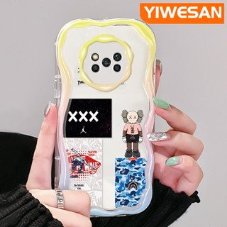 เคสโทรศัพท์มือถือแบบใส ลายกราฟฟิตี้ หุ่นยนต์แนวสตรีท สีครีม สําหรับ Xiaomi Poco X3 NFC Poco X3 Pro Poco X3 GT Poco X4 NFC X4 GT M3 F4