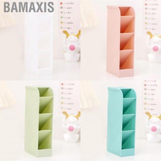 Bamaxis Pen Holder Simple Practical Multicell Small Candy Color Student Stationery Storage Box