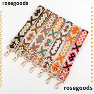 Rosegoods1 สายคล้องกระเป๋า แจ็คการ์ด 130 ซม. ถอดออกได้ ปรับได้