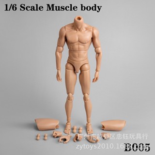 Quick-release B005 1:6 muscle enhanced version soldier body hand-made doll with glue BJD OBJ