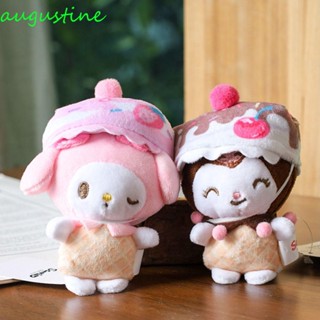 Augustine พวงกุญแจ จี้ตุ๊กตาการ์ตูน Cinnamoroll Kuromi แบบนิ่ม สําหรับห้อยกระเป๋าเป้สะพายหลัง