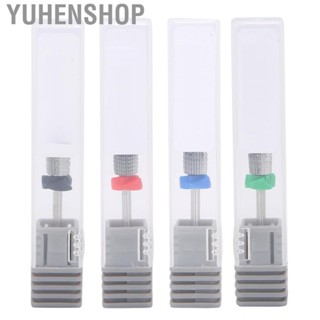 Yuhenshop Nail Polishing Bits  Tungsten Steel Safe Wear Resistant Firm Sturdy Grinding Head Polish  for Care Salon Home