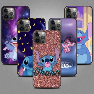 เคสโทรศัพท์มือถือ พลาสติก TPU แบบนิ่ม ลาย Lilo Stitch น่ารัก สําหรับ iPhone XR XS Max 11 11 Pro 11 Pro Max 12