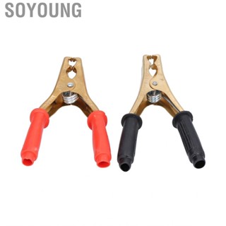 Soyoung Cable   Car Clamp Red Black Copper Electrical for Electronic Labs and Doing Projects