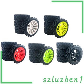 [Szluzhen1] ยางหกเหลี่ยม 12 มม. แบบเปลี่ยน สําหรับ Wltoys 4 ชิ้น 144001 124018 อุปกรณ์เสริม