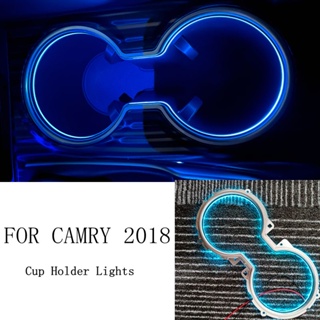 โคมไฟ LED สีฟ้าน้ําแข็ง สําหรับตกแต่งภายในรถยนต์ Toyota Camry 2018-2022