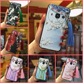 Back Cover TPU Phone Case For ZTE-Nubia Z50S Pro Dirt-resistant Shockproof Silicone Anti-dust Anti-knock Chinese Style tassel