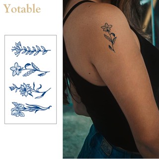[Yotable.th] สติกเกอร์รอยสัก กึ่งถาวร สําหรับคู่รัก 4 ชิ้น