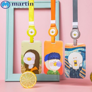 Martin เคสการ์ดภาพวาดสีน้ํามัน รูปการ์ตูนรถบัส สําหรับนักเรียนหญิง