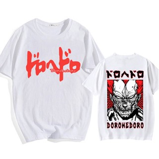 เสื้อยืด แบบนิ่ม พิมพ์ลายกราฟิกการ์ตูนอนิเมะ Dorohedoro