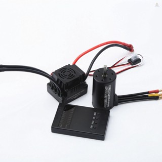 Funygame มอเตอร์ไร้แปรงถ่าน 3660 3800KV 80A ESC กันน้ํา สําหรับรถบรรทุก 1/8