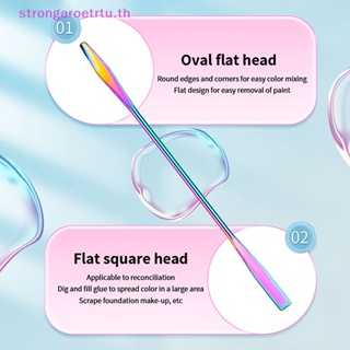 Strongaroetrtu ไม้พายสเตนเลส สําหรับผสมสีทาเล็บ