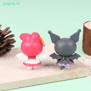 ตุ๊กตาฟิกเกอร์ Piqging Kawaii Pachacco My Melody Kuromi สําหรับตกแต่งบ้าน ปาร์ตี้ฮาโลวีน วันเกิด