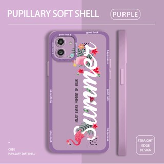 เคสโทรศัพท์มือถือแบบนิ่ม TPU กันกระแทก ลายการ์ตูนฟลามิงโก้ สําหรับ Samsung Galaxy A04S A03 A03S A13 A42 A52 A52S A72 4G 5G