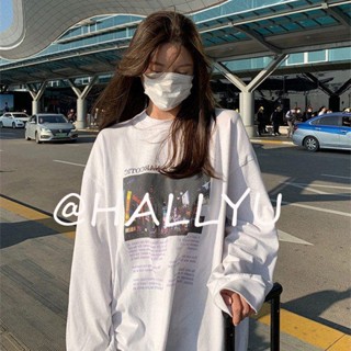 HALLYU  เสื้อผ้าผู้ญิง แขนยาว เสื้อฮู้ด คลุมหญิง สไตล์เกาหลี แฟชั่น  Chic Trendy สวยงาม คุณภาพสูง A28J0ER 36Z230909