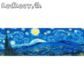 Redkeev™ ภาพจิตรกรรมปักครอสติส ลาย Abstract Night Sky ติดประดับเพชรกลม ขนาด 80x30 ซม. สําหรับตกแต่งบ้าน