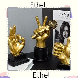 Ethel1 ฟิกเกอร์รูปปั้นนิ้วมือ แฮนด์เมด สไตล์โมเดิร์น สําหรับตกแต่งโต๊ะ เก็บสะสม