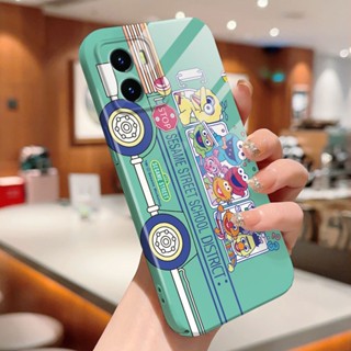 เคสโทรศัพท์มือถือแบบแข็ง กันกระแทก กันรอยกล้อง ลาย Sesame Street สร้างสรรค์ สําหรับ Vivo Y77 Y77e T1x Y21 Y21a Y21e Y21g Y21s Y21t Y32 Y33s Y33t