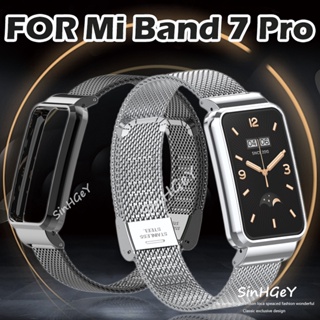 สําหรับ Xiaomi Mi Band 7 Pro เปลี่ยนสายรัดข้อมือ 7 Pro เข็มกลัดโลหะสแตนเลสสร้อยข้อมือหัวเข็มขัด