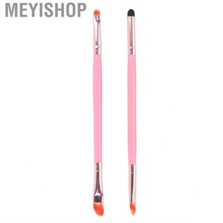 Meyishop 2Pcs Double End  Brush Skin Friendly Effortless Makeup Minimal Waste