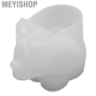 Meyishop Fondant Molds Elephant For Baby Shower Flexible Silicone Mold