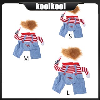 Kool Deadly เสื้อผ้าคอสเพลย์ ฮาโลวีน ปรับได้ สําหรับตุ๊กตาสุนัข