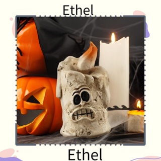 Ethel1 เครื่องประดับหัวฟักทองเรซิ่น ฉากผี ขนาดเล็ก สําหรับตกแต่งปาร์ตี้ฮาโลวีน