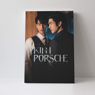 Kinnporsche ภาพวาดผ้าใบ ตกแต่งผนังบ้าน โปสเตอร์ศิลปะ ของขวัญสําหรับเด็กผู้ชาย และเด็กผู้หญิง ห้องนอน