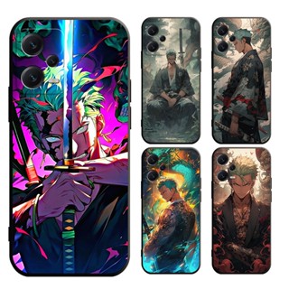 XiaoMi POCO M5 4G M4 PRO M3 PRO M3 เคสโทรศัพท์มือถือแบบนิ่ม ลายวันพีซ Roronoa Zoro สําหรับ