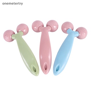 Onem ลูกกลิ้งนวดหน้า 3D หมุนได้ 360 องศา กระชับผิวหน้า ลดริ้วรอย