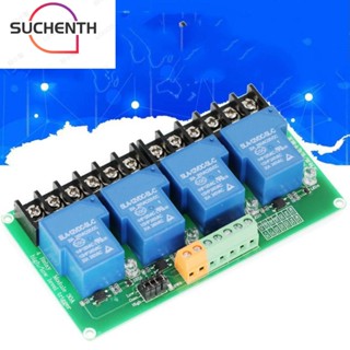 Suchenth โมดูลรีเลย์ DC 12V 4 ช่อง PLC อัตโนมัติ 30A สําหรับบ้าน