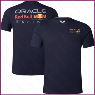 Yp2 เสื้อยืดแขนสั้น พิมพ์ลายโลโก้ Oracle Red Bull Racing Team พลัสไซซ์ PY2 2023