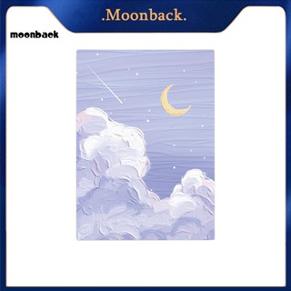 &lt;moonback&gt; กระดาษโน๊ต พิมพ์ลายเมฆ ขนาดกะทัดรัด เครื่องเขียน สําหรับวาดภาพสีน้ํามัน 60 ชิ้น