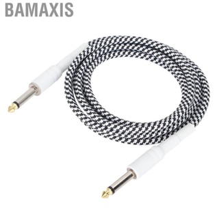 Bamaxis Instrument Cable 6.35mm Male Stereo Audio Cord For Guitar Bass