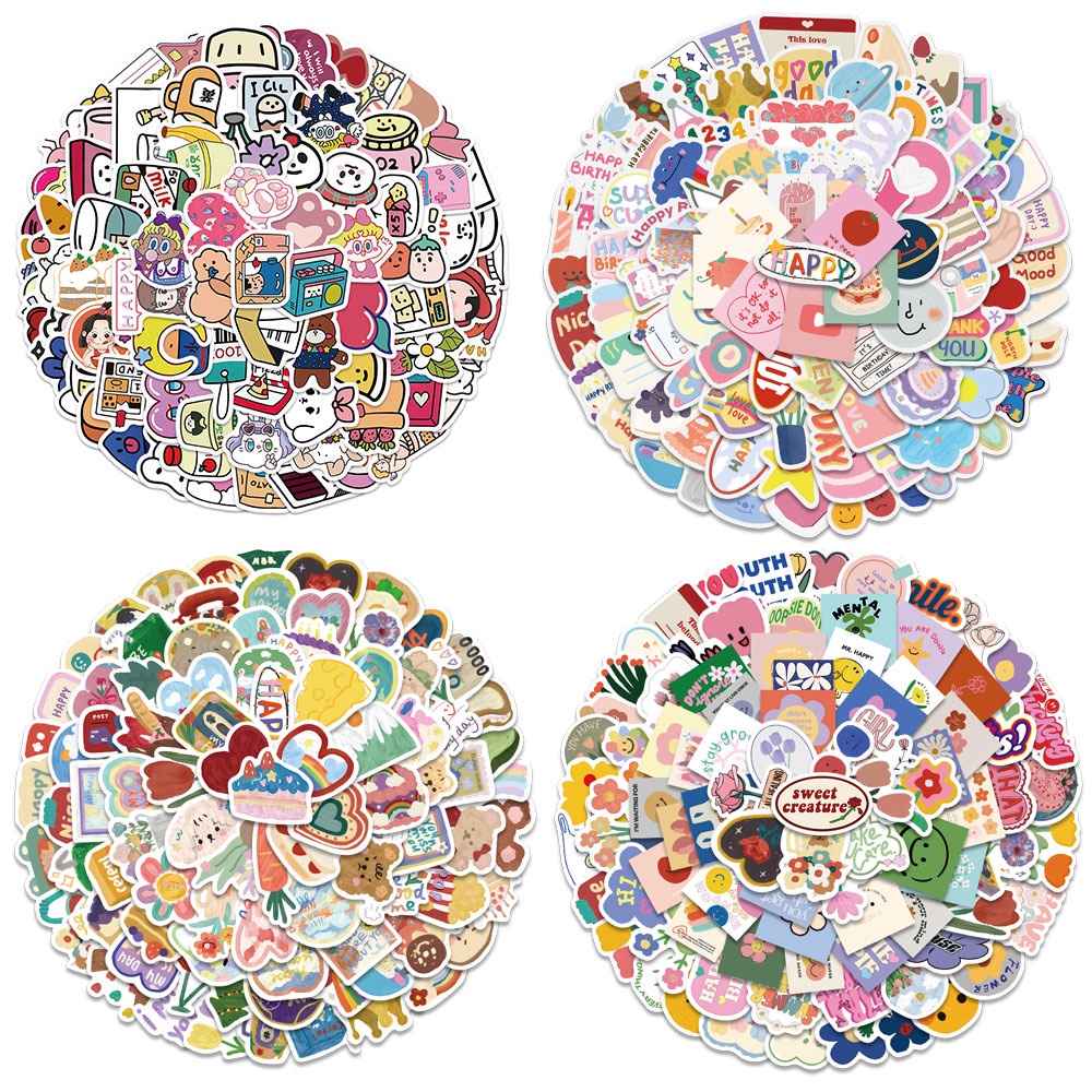 90PCS เกาหลี Ins สไตล์สาวหัวใจน่ารักกันน้ํา Graffiti สติกเกอร์ตกแต่งสําหรับหมวกกันน็อคจักรยานบัญชีมือกรณีดินสอ Decals LanLanStickersWorld